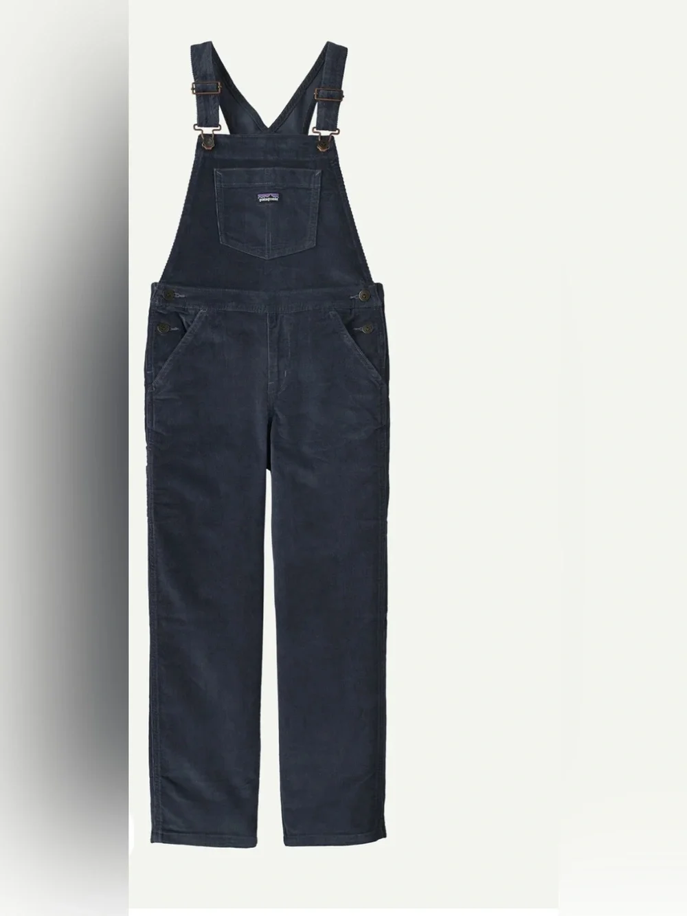 Patagonia kids overalls in corduroy smolder blue sz XXL